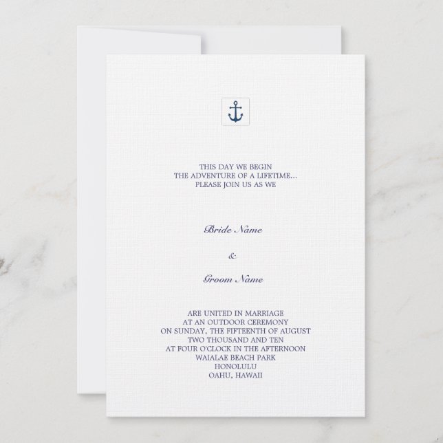 Invitación Anclar (Anverso)