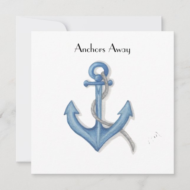 Invitación Anclas fuera (Anverso)