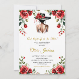 Invitación And They’re Off to the Altar! Derby Theme 