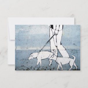 Invitación andador de perros