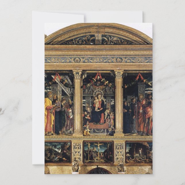 Invitación Andrea Mantegna - Altarpiece de San Zeno (Anverso)