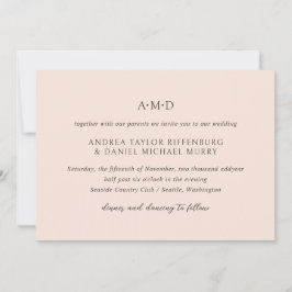 Invitación Andrea Tan Elegant Wedding