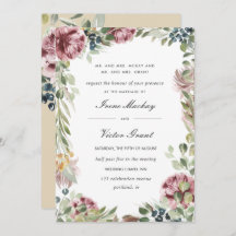 Anemone Rubor | Boda Botánico Formal Rosa