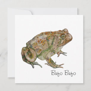 Invitación Anfibios, Reptiles e Insectos Acuarela