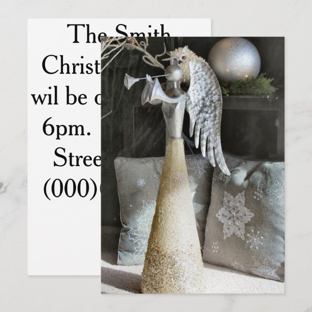 Invitación Ángel (Anverso / Reverso)