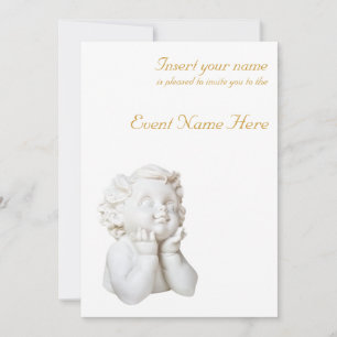 Invitación Ángel blanco