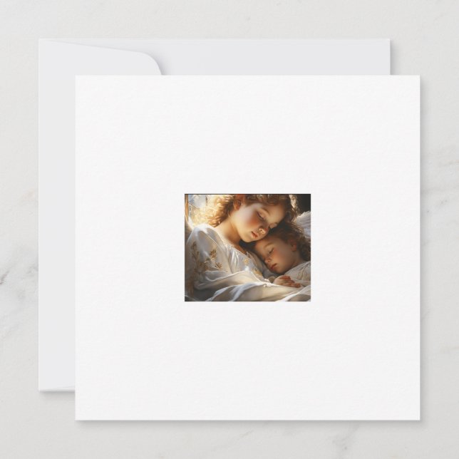 Invitación Ángel de la guarda (Reverso)