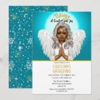 Ángel de oración afroamericano
