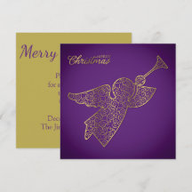 Ángel elegante de filigrana