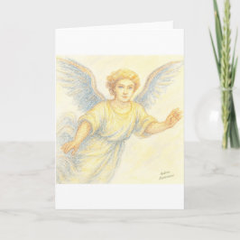 Invitación Ángel en vuelo con una sonrisa