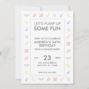 Invitación Angel Fitness Collab