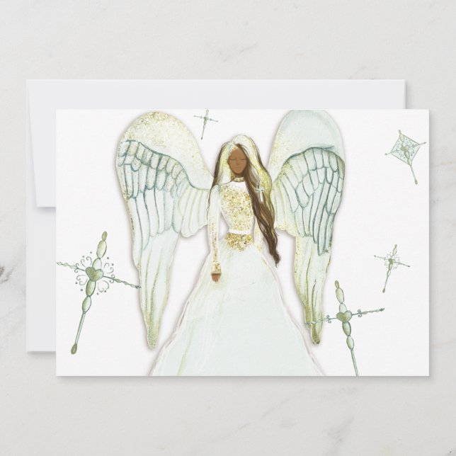 Invitación Ángel negro (Reverso)