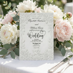 Invitación Ángel Querubín Barroco Antiguo Con Violín