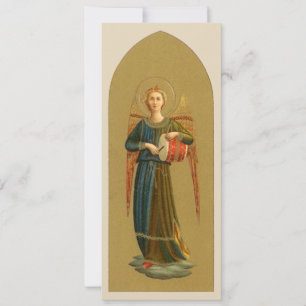 Invitación Ángeles músicos de Navidad, Renacimiento vintage