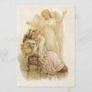 Invitación Ángeles y bebés