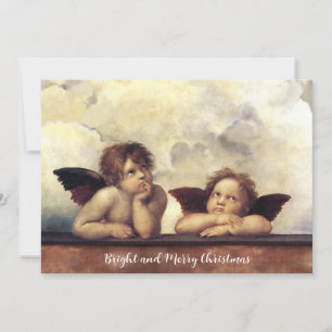 Invitación ANGELS / Cherubs alados, nubes Raffaello Sanzio