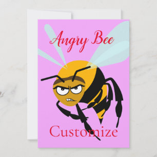 Invitación Angry Bee Thunder_Cove