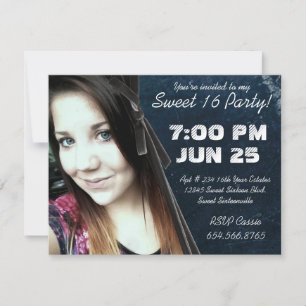 Invitación Ángulo del mod Foto dulce 16