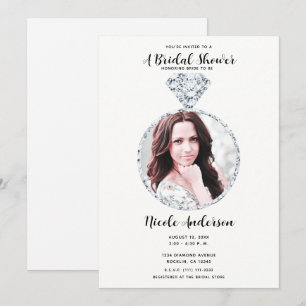 Invitación Anillo de boda de diamantes Bridal Shower Foto