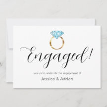 Anillo de Diamante de Compromiso Personalizado Fie