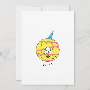 Invitación anillo de fiesta, tema de galleta divertida