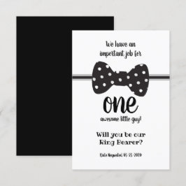 Invitación Anillo de la solicitud del portador del anillo