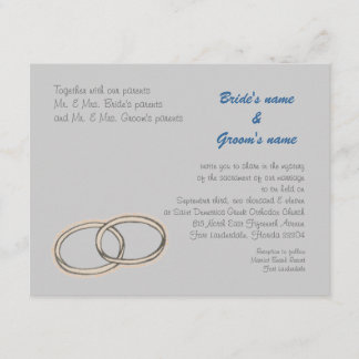 Invitación Anillos Boda