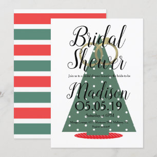 Invitación Anillos de papel de aluminio para árbol de Navidad