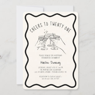 Invitación Animación caprichosa para la fiesta de cumpleaños