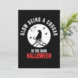 Invitación Animal cougar