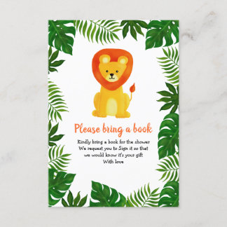 Invitación Animal Safari de la jungla de los leones | Bosque 