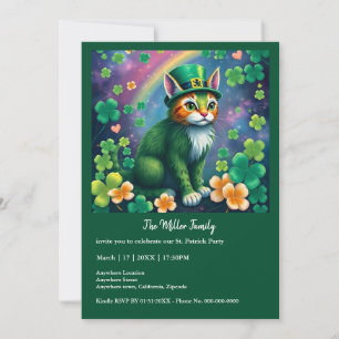 Invitación Animales afortunados disfrazados - Diversión en Sa
