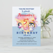 Animales de fiesta lindos Cumpleaños de niños ping