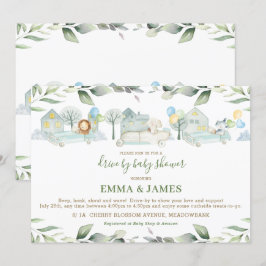 Invitación Animales De La Jungla Automoten La Vegetación Por 