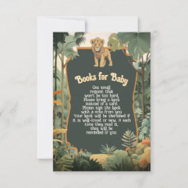 Invitación Animales de la jungla de aventura duchan libros pa