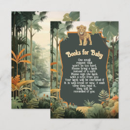 Invitación Animales de la jungla de aventura duchan libros pa