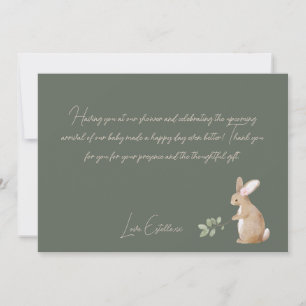 Invitación Animales del Bosque Amigos del Bosque Baby Shower
