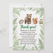 animales del bosque baby shower 