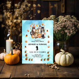 INVITACIÓN ANIMALES FIESTAS DE COLOR DE AGUA FIESTA TEMÁTICO 