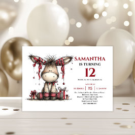 Invitación Animales mágicos y caprichosos cumpleaños de niños
