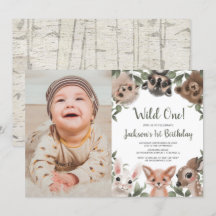 Animales silvestres de un bosque niños primera fot