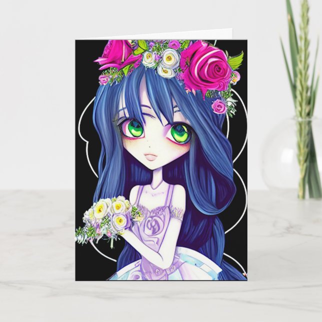 Invitación Anime Bride Bridesmaid (Anverso)
