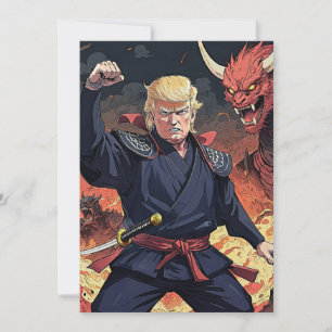 Invitación Anime Trump - Aumentan el puño