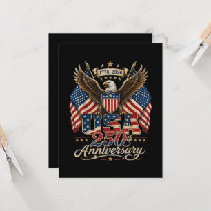 Invitación Aniversario 250 de América EE. UU. 1776 2026