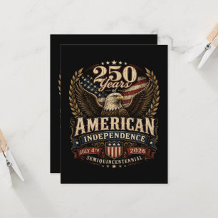Invitación Aniversario 250 de Estados Unidos EE. UU.