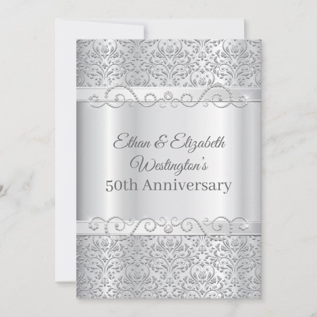 Invitación Aniversario 50 del Diamante de Plata (Anverso)
