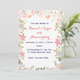 Invitación Aniversario boda