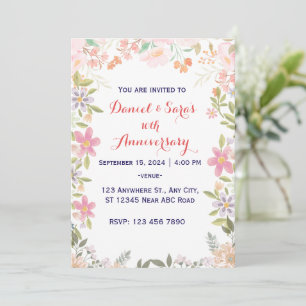 Invitación Aniversario boda