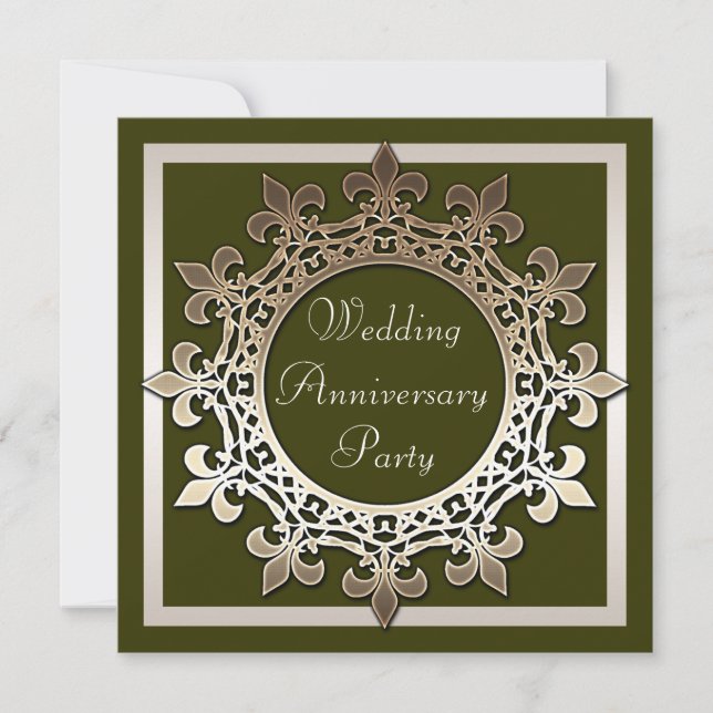 Invitación Aniversario boda (Anverso)