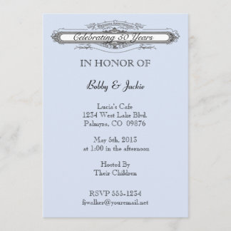 Invitación Aniversario boda